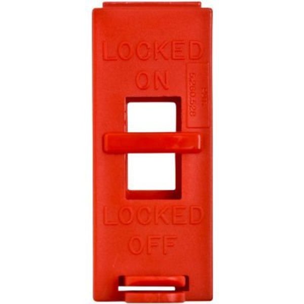 Brady Brady Wall Switch Lockouts, Red, Each 65392